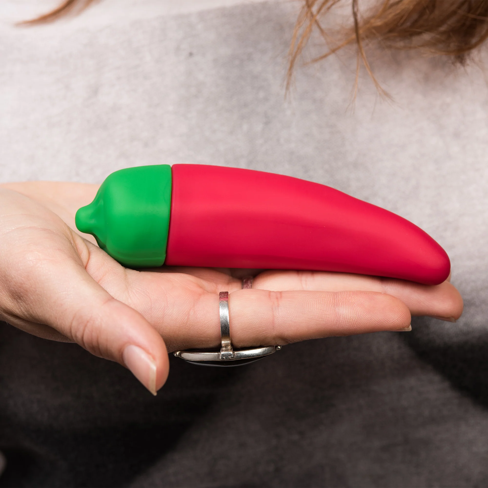 Chili Pepper Emojibator Bullet Vibrator 3 Chili Pepper Emojibator Bullet Vibrator