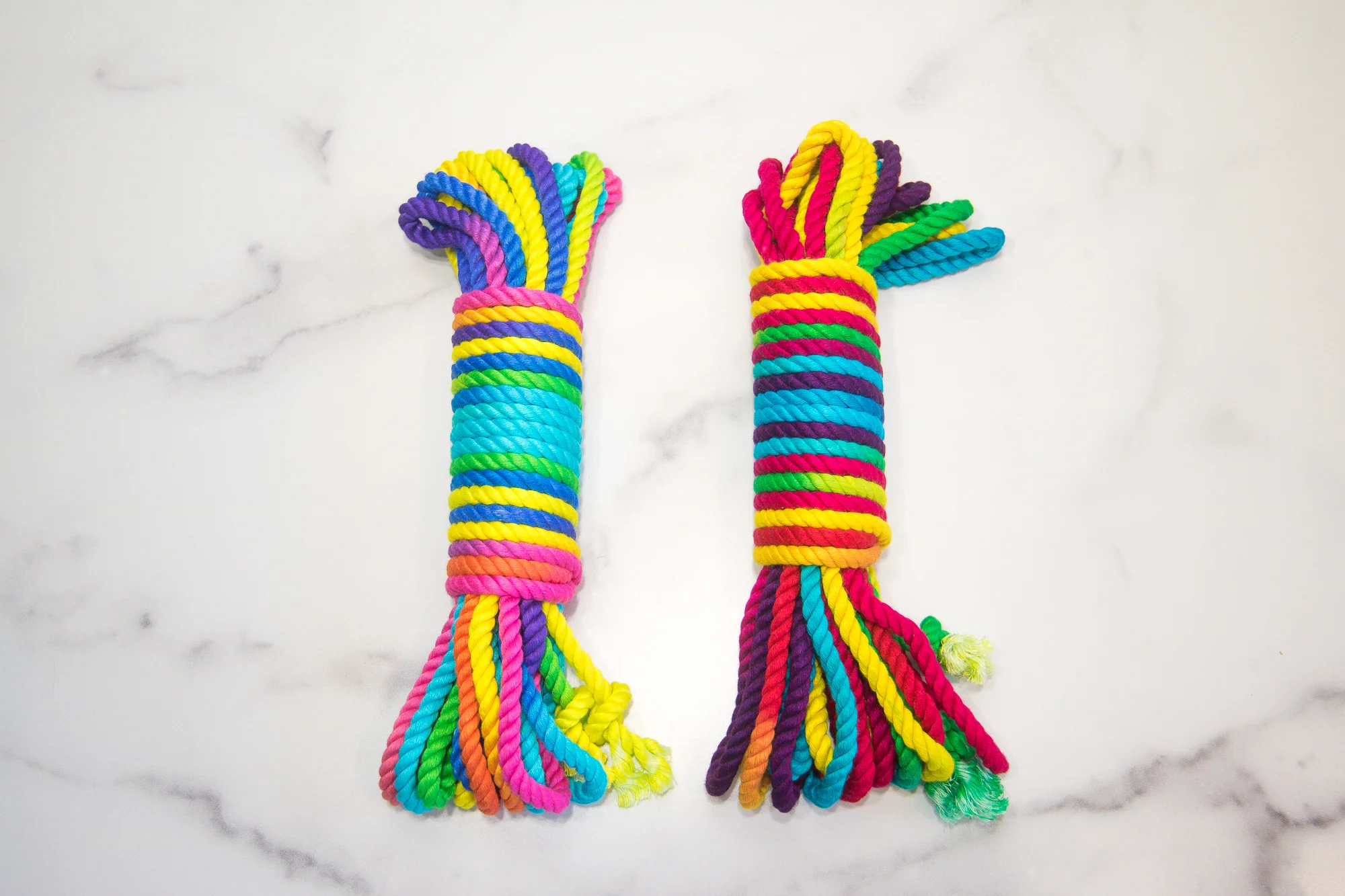 Funfetti Rainbow Bondage Rope 4 Funfetti Rainbow Bondage Rope