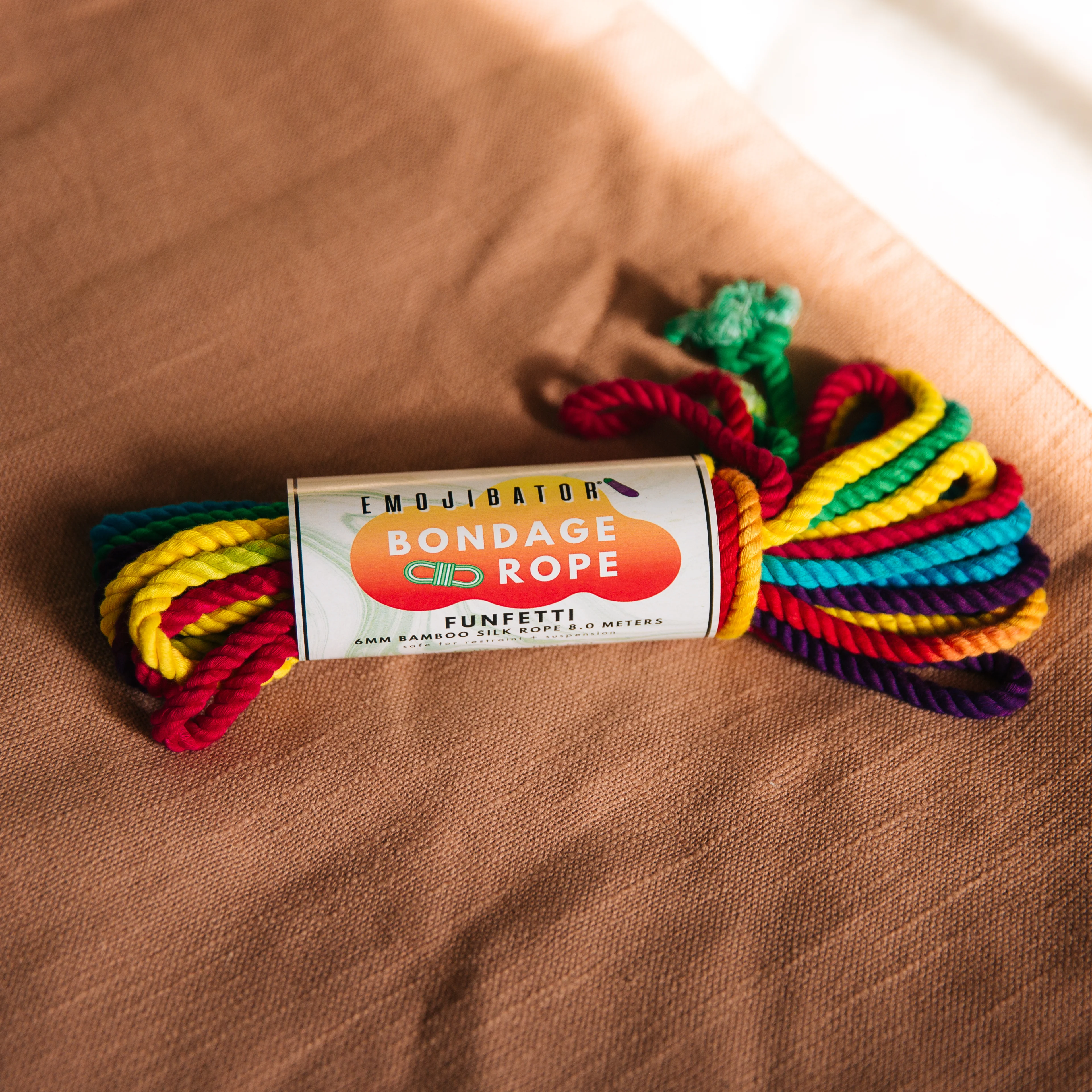 Funfetti Rainbow Bondage Rope 5 Funfetti Rainbow Bondage Rope