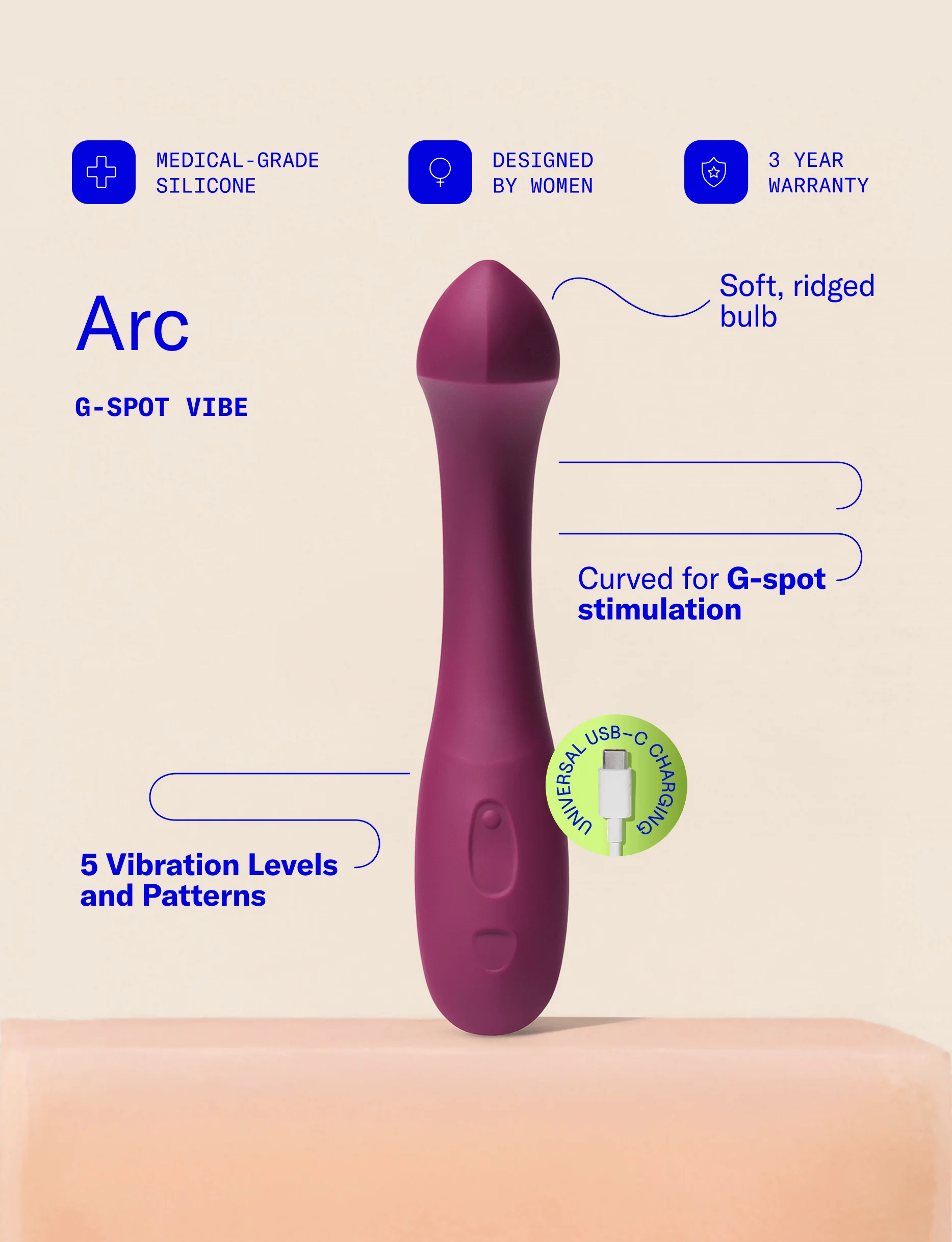 Arc G-Spot Vibrator 8 Arc G-Spot Vibrator