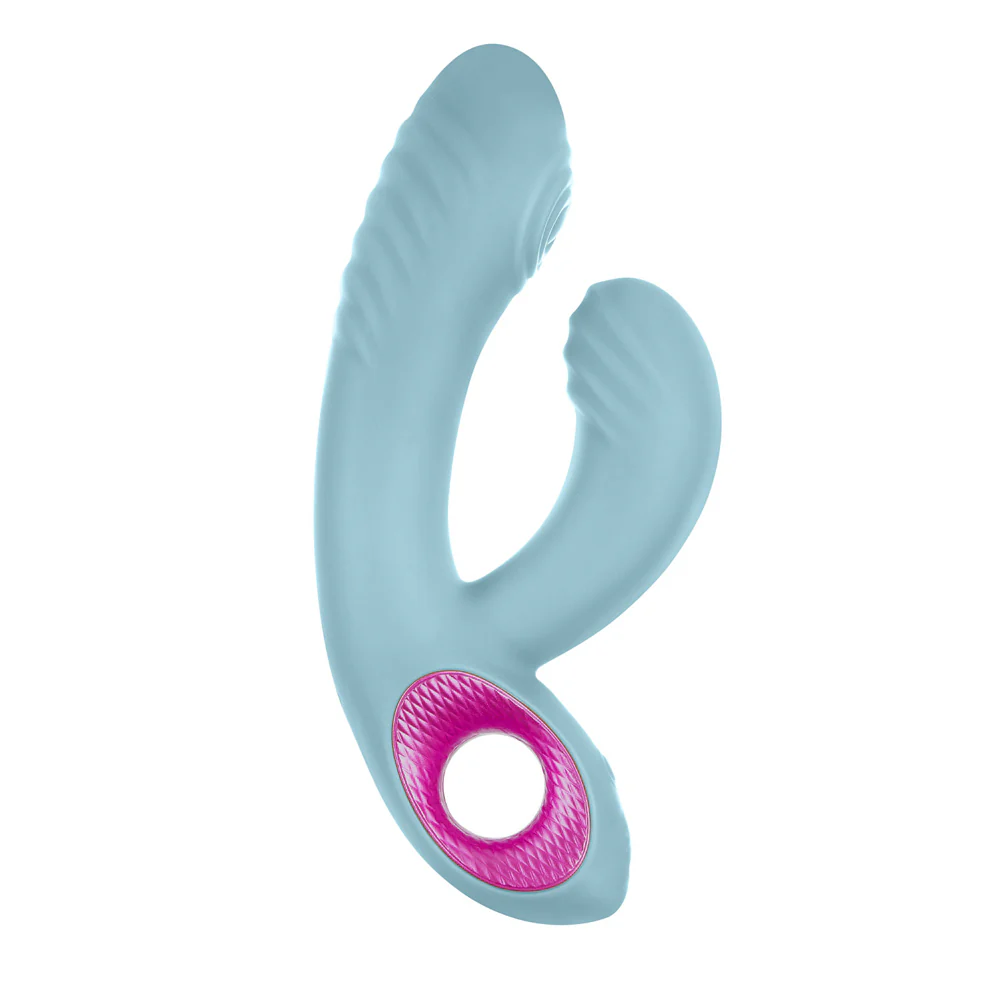 FemmeFunn Cora Thumping Dual Stimulation Silicone Vibrator