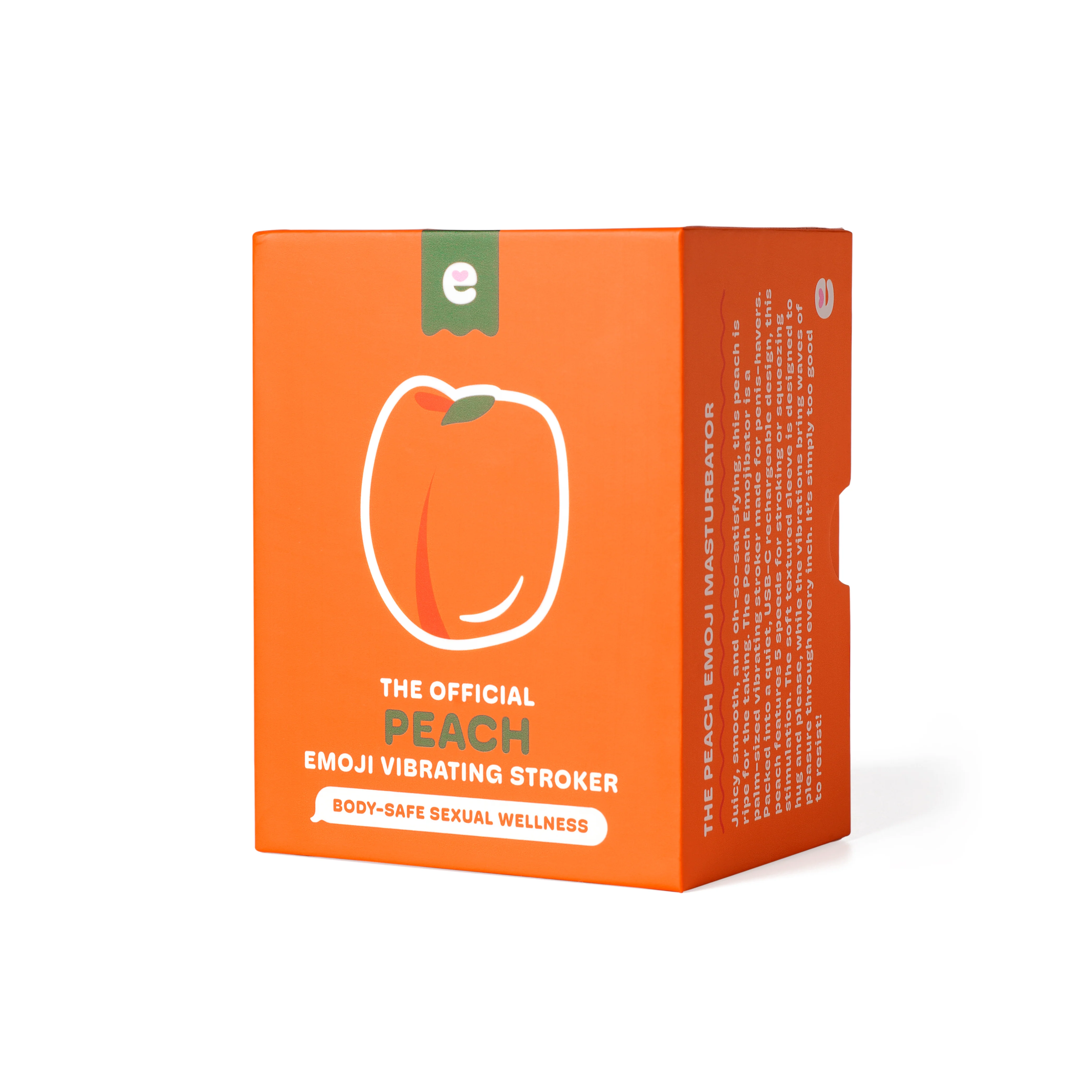 Peach Emojibator Vibrating Stroker 10 Peach Emojibator Vibrating Stroker