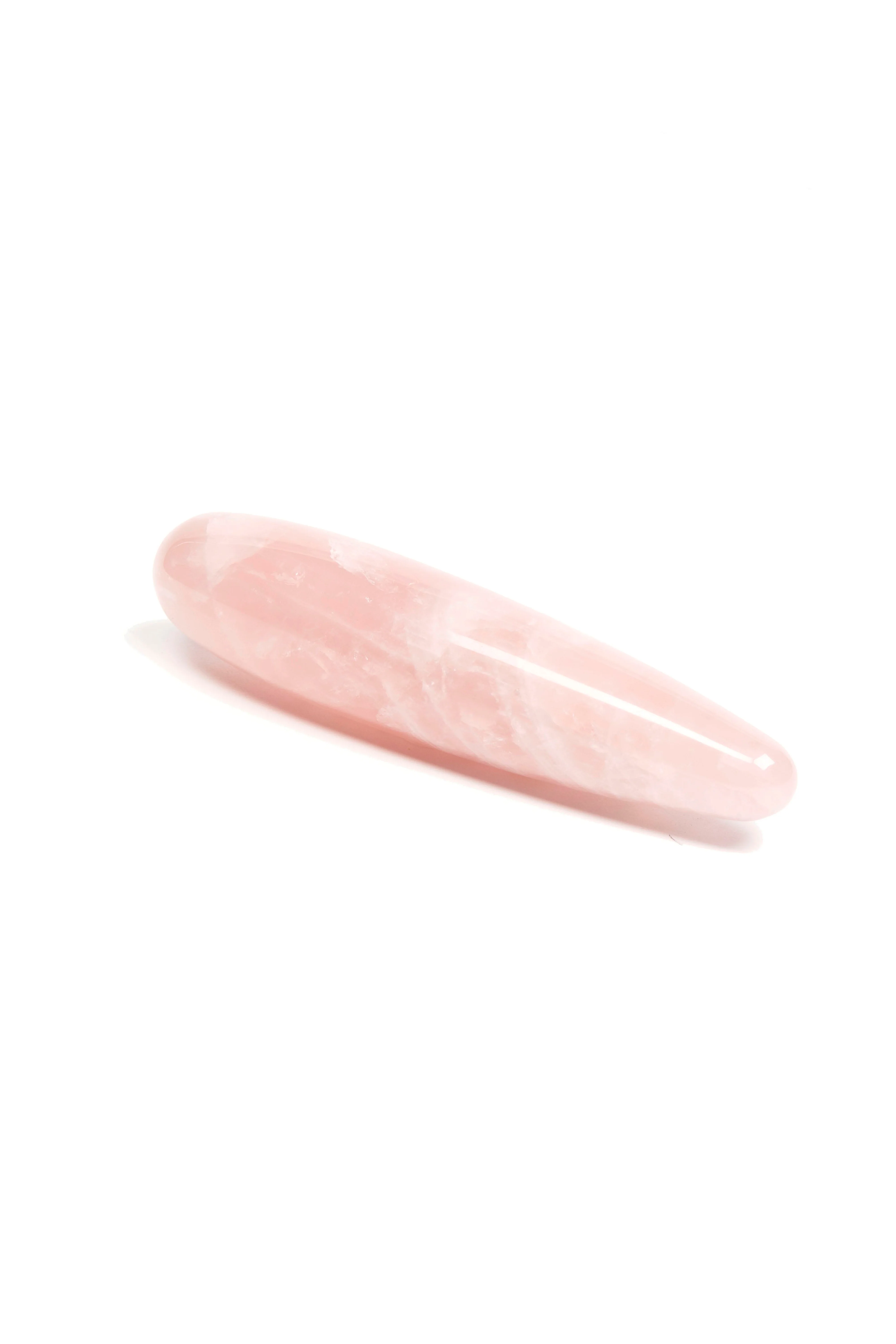 Rose Quartz Crystal Dildo