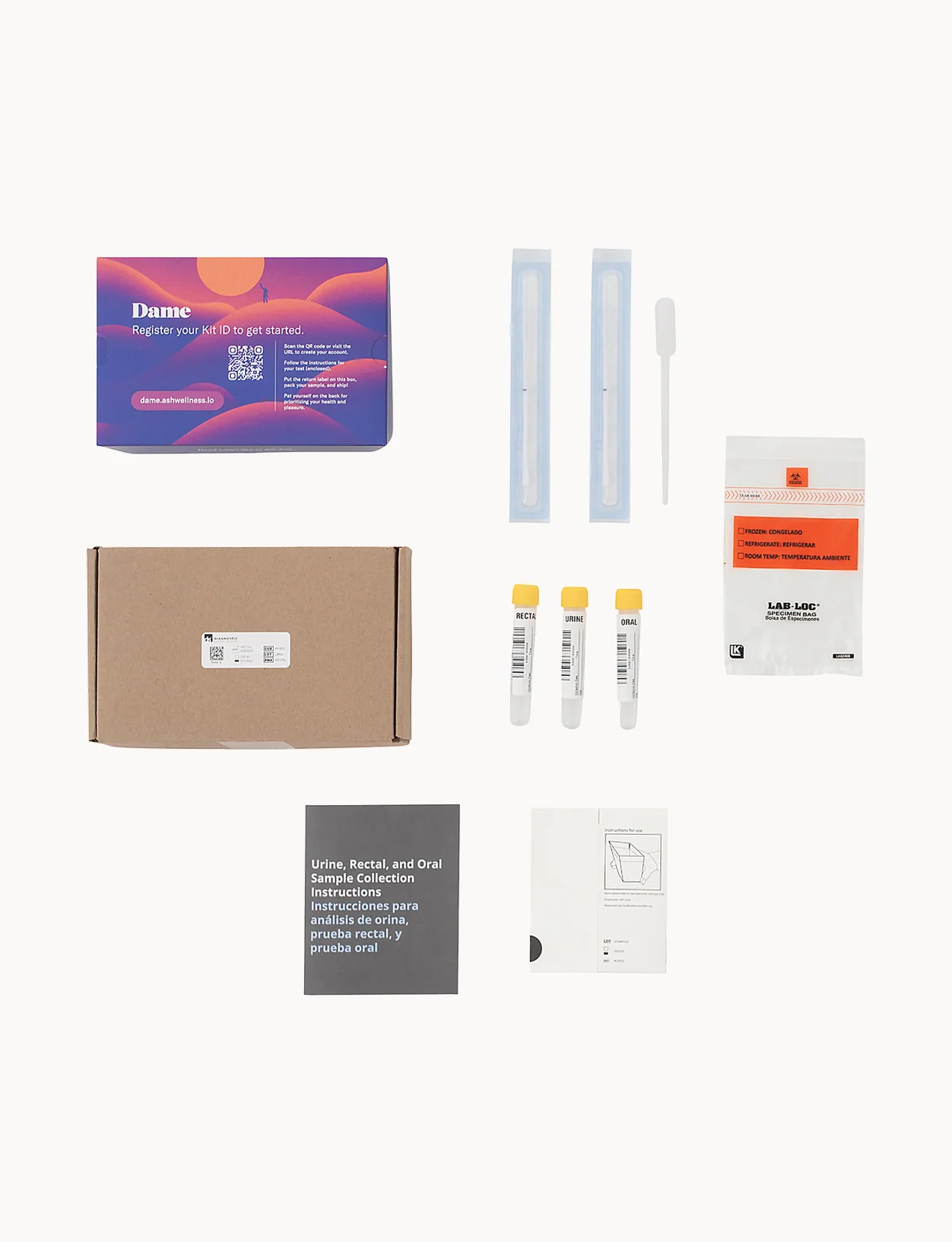 Gonorrhea & Chlamydia STI Kit - 3 Site