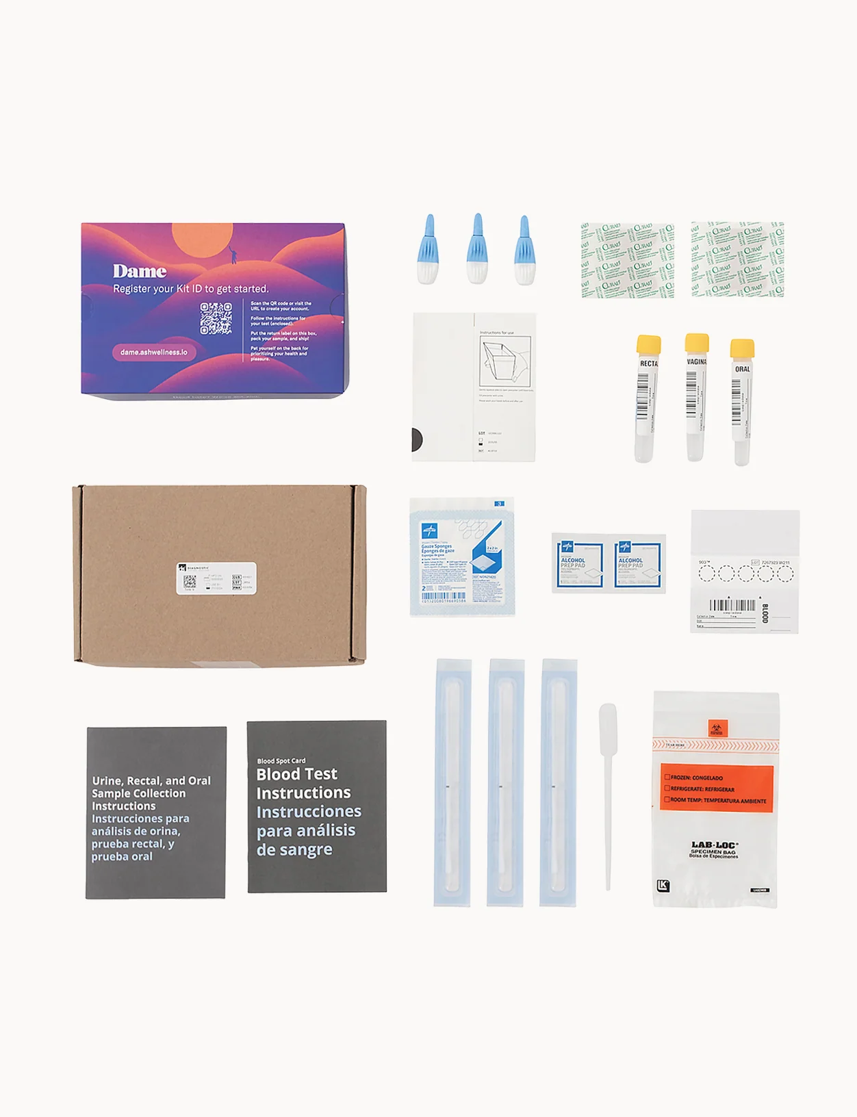 Gonorrhea, Chlamydia & Syphilis STI Test Kit - 3 Site