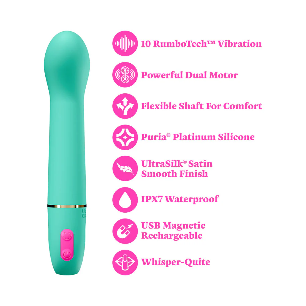 Aria Flirty AF 2.0 Rechargeable Vibe Teal 8 Aria Flirty AF 2.0 Rechargeable Vibe Teal