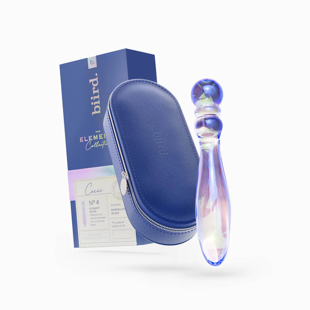 Biird Cecii Beaded Glass Dildo 3 Biird Cecii Beaded Glass Dildo