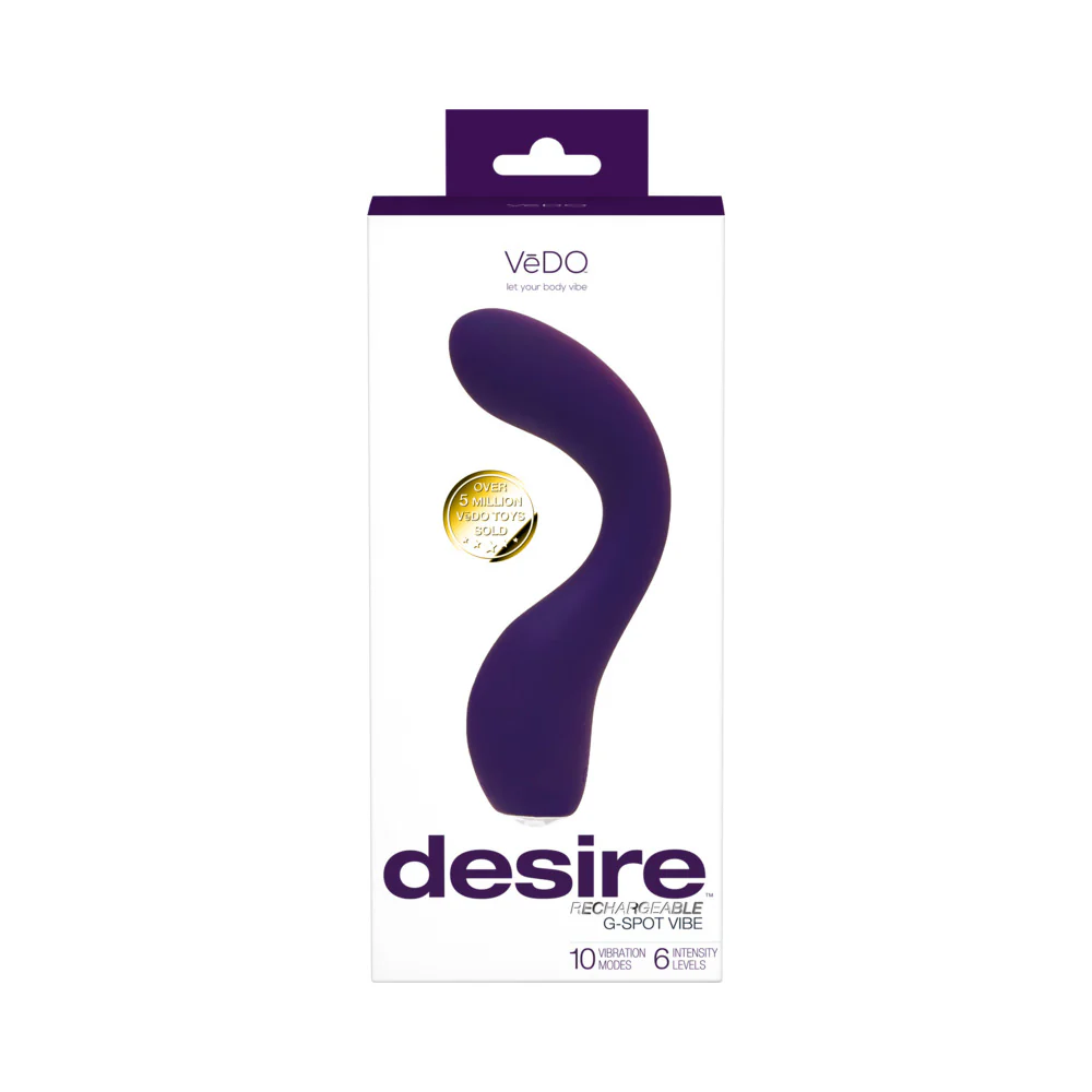 VeDO Desire Rechargeable G-Spot Vibe 10 VeDO Desire Rechargeable G-Spot Vibe