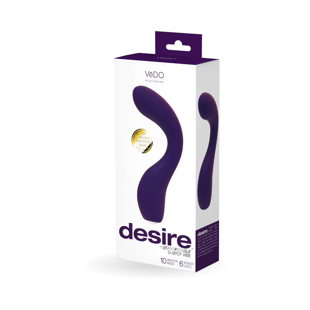 VeDO Desire Rechargeable G-Spot Vibe 6 VeDO Desire Rechargeable G-Spot Vibe