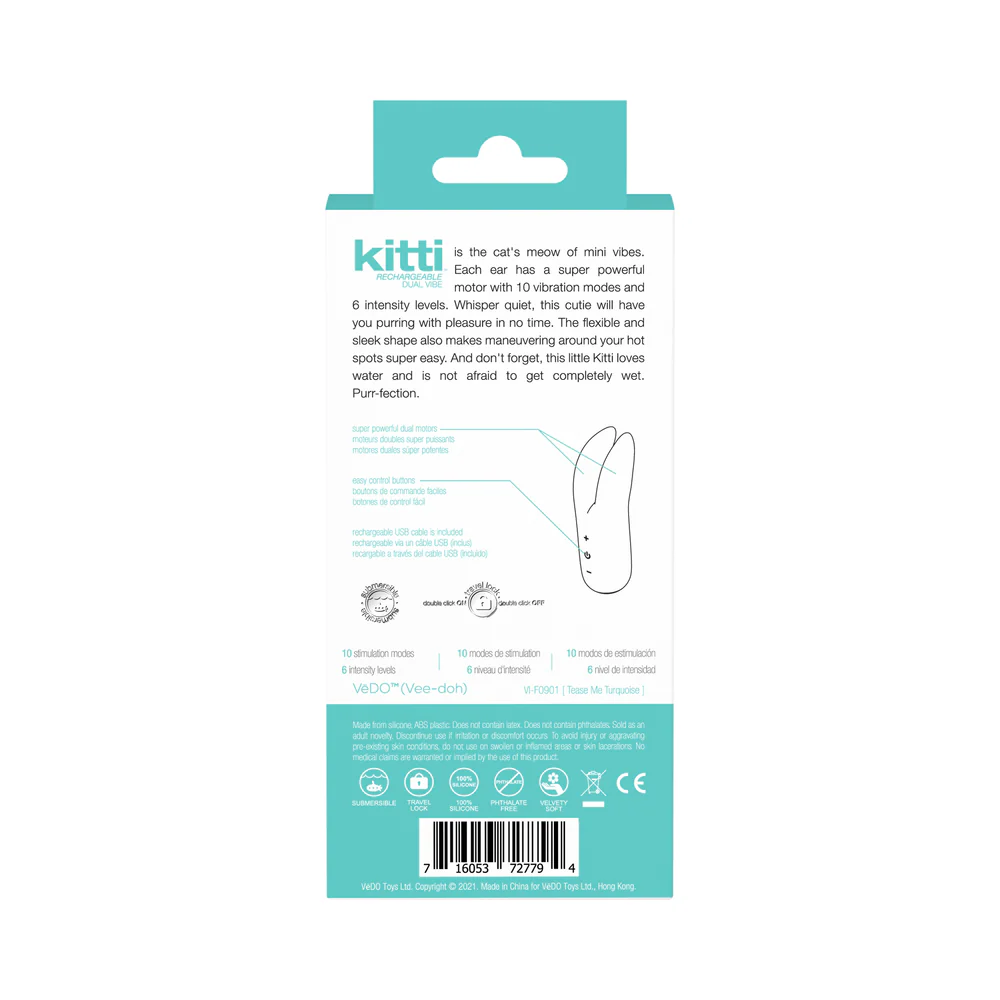 Vedo Kitti Rechargeable Dual Vibe 12 Vedo Kitti Rechargeable Dual Vibe
